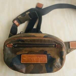 Supreme Brown Camouflage Belt Bag